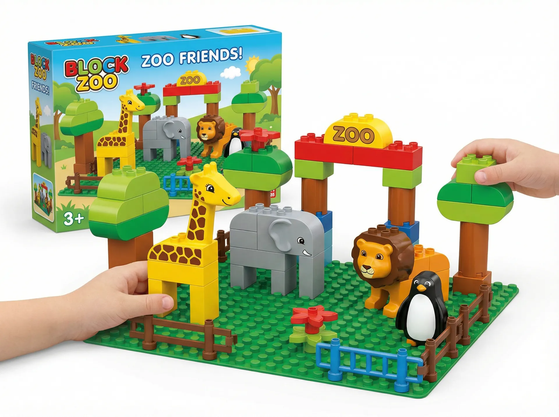 小马拉大车 - 动物乐园积木评测