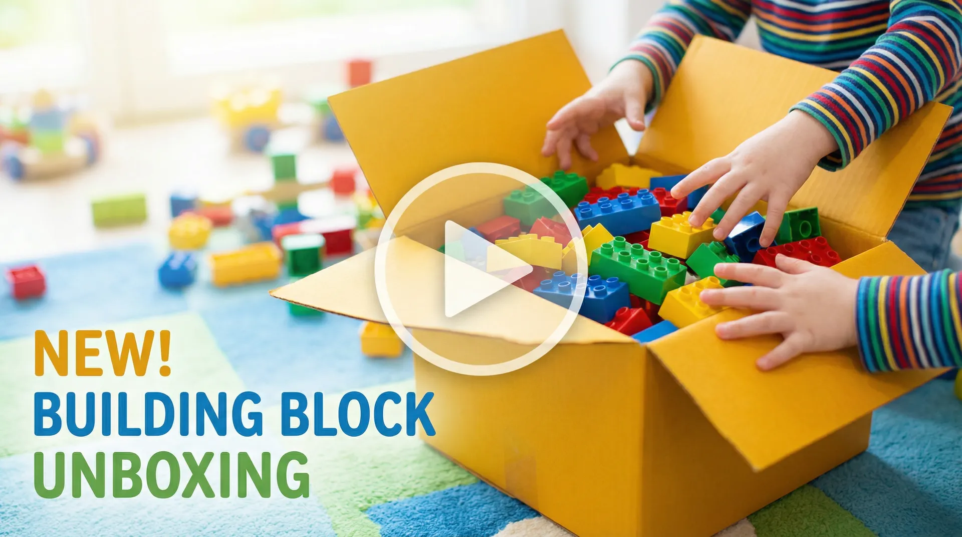 小马拉大车 - 城堡积木开箱视频